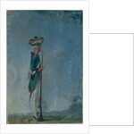 Grenadier of the Preobrazhensky Regiment, End of 1770s by Anonymous