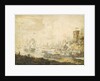The naval Battle of Chesma on 5 July 1770, 18th century by Anonymous