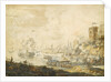 The naval Battle of Chesma on 5 July 1770, 18th century by Anonymous