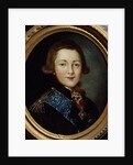 Portrait of Grand Duke Alexander Pavlovich of Russia by 18th century Anonymous