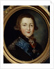 Portrait of Grand Duke Alexander Pavlovich of Russia by 18th century Anonymous