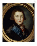 Portrait of Grand Duke Alexander Pavlovich of Russia by 18th century Anonymous