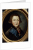 Portrait of Grand Duke Alexander Pavlovich of Russia by 18th century Anonymous