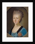Portrait of Grand Duchess Natalia Alexeyevna of Russia, Princess Wilhelmina Louisa of Hesse-Darmstadt, 1770s by 18th century Anonymous
