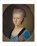 Portrait of Grand Duchess Natalia Alexeyevna of Russia, Princess Wilhelmina Louisa of Hesse-Darmstadt, 1770s by 18th century Anonymous