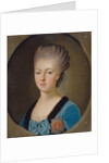 Portrait of Grand Duchess Natalia Alexeyevna of Russia, Princess Wilhelmina Louisa of Hesse-Darmstadt, 1770s by 18th century Anonymous