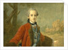 Portrait of Count Kirill Razumovsky, the last Hetman of Ukraine, Mid of the 18th cen by 18th century Anonymous