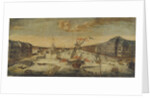 View of the Neva River banks, 1753 by 18th century Anonymous