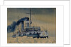 Icebreaker Krasin among ice floes in the Barents Sea, 1932 by 18th century Anonymous