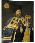 Theodosius Yankovsky, Archbishop of St. Petersburg and Prior of Alexander Nevsky Monastery, 1770s by Alexei Petrovich Antropov