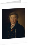 Portrait of the architect Fyodor Kirillovich Sokolov, 1819 by Nikolai Ivanovich Argunov
