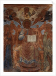 Fresco in the Cathedral of Our Lady of the Sign, Novgorod, Early 18th cen by Ivan Yakovlevich Bakhmatov