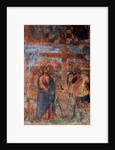 Fresco in the Cathedral of Our Lady of the Sign, Novgorod, Early 18th cen by Ivan Yakovlevich Bakhmatov