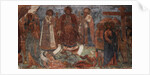 Fresco in the Cathedral of Our Lady of the Sign, Novgorod, Early 18th cen by Ivan Yakovlevich Bakhmatov
