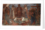 Fresco in the Cathedral of Our Lady of the Sign, Novgorod, Early 18th cen by Ivan Yakovlevich Bakhmatov