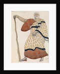 Costume design for drama Oedipus at Colonus by Sophocles, 1904 by Léon Bakst