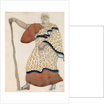 Costume design for drama Oedipus at Colonus by Sophocles, 1904 by Léon Bakst