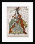 Costume design for the ballet Sleeping Beauty by P. Tchaikovsky by Leon Bakst