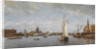 View of the Neva at the Vasilyevsky Island, 1898 by Alexander Karlovich Beggrov
