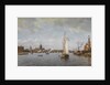 View of the Neva at the Vasilyevsky Island, 1898 by Alexander Karlovich Beggrov