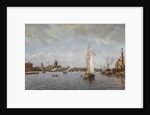 View of the Neva at the Vasilyevsky Island, 1898 by Alexander Karlovich Beggrov