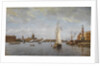 View of the Neva at the Vasilyevsky Island, 1898 by Alexander Karlovich Beggrov