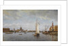 View of the Neva at the Vasilyevsky Island, 1898 by Alexander Karlovich Beggrov