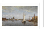 View of the Neva at the Vasilyevsky Island, 1898 by Alexander Karlovich Beggrov