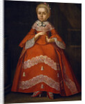 Portrait of Yekaterina Nikolayevna Tishinina as child, 1758 by Ivan Kozmich Berezin
