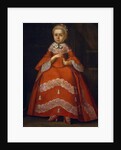 Portrait of Yekaterina Nikolayevna Tishinina as child, 1758 by Ivan Kozmich Berezin