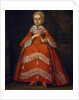 Portrait of Yekaterina Nikolayevna Tishinina as child, 1758 by Ivan Kozmich Berezin