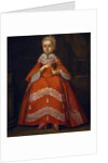 Portrait of Yekaterina Nikolayevna Tishinina as child, 1758 by Ivan Kozmich Berezin