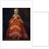 Portrait of Yekaterina Nikolayevna Tishinina as child, 1758 by Ivan Kozmich Berezin