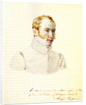 Portrait of Decembrist Baron Andrei von Rosen, 1832 by Nikolai Alexandrovich Bestuzhev