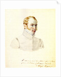 Portrait of Decembrist Baron Andrei von Rosen, 1832 by Nikolai Alexandrovich Bestuzhev