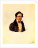 Portrait of Decembrist Vasily Ivashev, 1834 by Nikolai Alexandrovich Bestuzhev