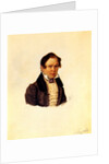 Portrait of Decembrist Vasily Ivashev, 1834 by Nikolai Alexandrovich Bestuzhev
