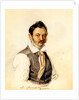Portrait of Decembrist Fonvizin Michail A. Fonvizin, 1834 by Nikolai Alexandrovich Bestuzhev