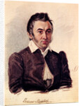 Portrait of the Decembrist Nikita Muravyov, 1836 by Nikolai Alexandrovich Bestuzhev