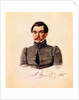 Portrait of Decembrist Ivan Pushchin, 1837 by Nikolai Alexandrovich Bestuzhev