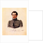 Portrait of Decembrist Ivan Pushchin, 1837 by Nikolai Alexandrovich Bestuzhev