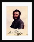 Portrait of Decembrist Ivan Horbachevsky, 1837 by Nikolai Alexandrovich Bestuzhev