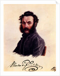 Portrait of Decembrist Ivan Horbachevsky, 1837 by Nikolai Alexandrovich Bestuzhev