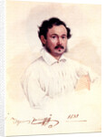 Portrait of Decembrist Duke Dmitry Shchepin-Rostovsky, 1839 by Nikolai Alexandrovich Bestuzhev