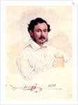 Portrait of Decembrist Duke Dmitry Shchepin-Rostovsky, 1839 by Nikolai Alexandrovich Bestuzhev
