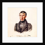 Portrait of Decembrist Prince Sergei Petrovich Trubetskoy, 1839 by Nikolai Alexandrovich Bestuzhev