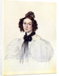 Portrait of Camilla Ivasheva (Le Dantieau), wife of Decembrist Vasily Ivashev, 1831 by Nikolai Alexandrovich Bestuzhev