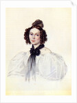 Portrait of Camilla Ivasheva (Le Dantieau), wife of Decembrist Vasily Ivashev, 1831 by Nikolai Alexandrovich Bestuzhev