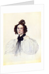 Portrait of Camilla Ivasheva (Le Dantieau), wife of Decembrist Vasily Ivashev, 1831 by Nikolai Alexandrovich Bestuzhev