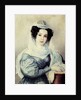 Portrait of Camilla Ivasheva (Le Dantieau), wife of Decembrist Vasily Ivashev, 1834 by Nikolai Alexandrovich Bestuzhev
